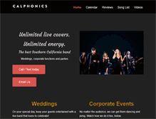 Tablet Screenshot of calphonics.com